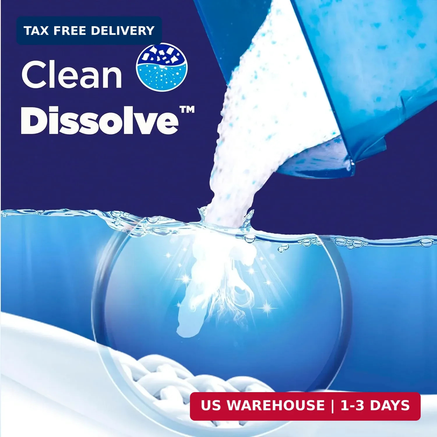 Tide Powder Laundry Detergent with Bleach, Original Scent, 89 Loads, 129 oz