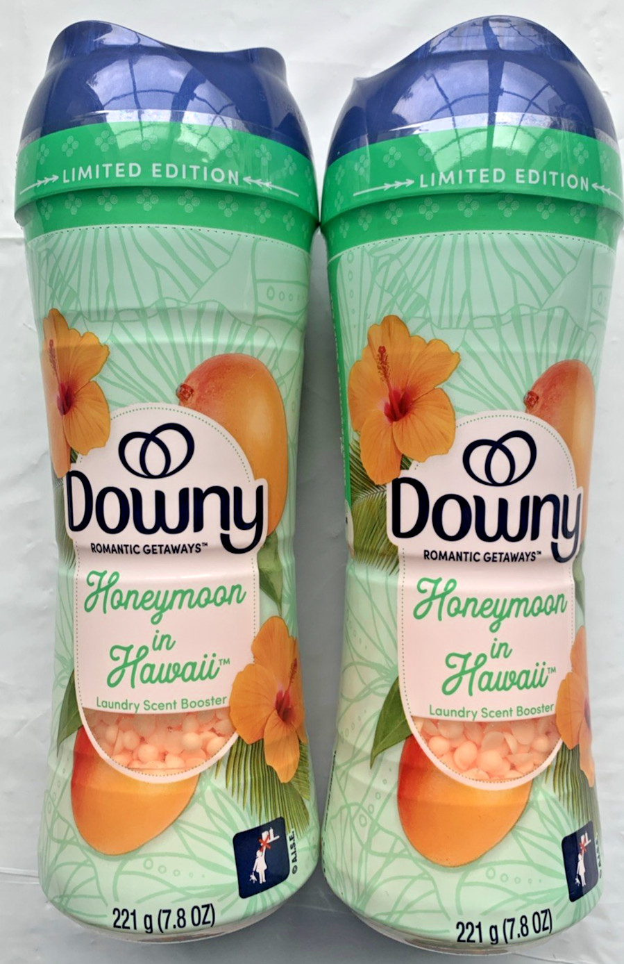 2 Pack Downy Romantic Getaways Honeymoon In Hawaii Laundry Scent Booster 7.8oz
