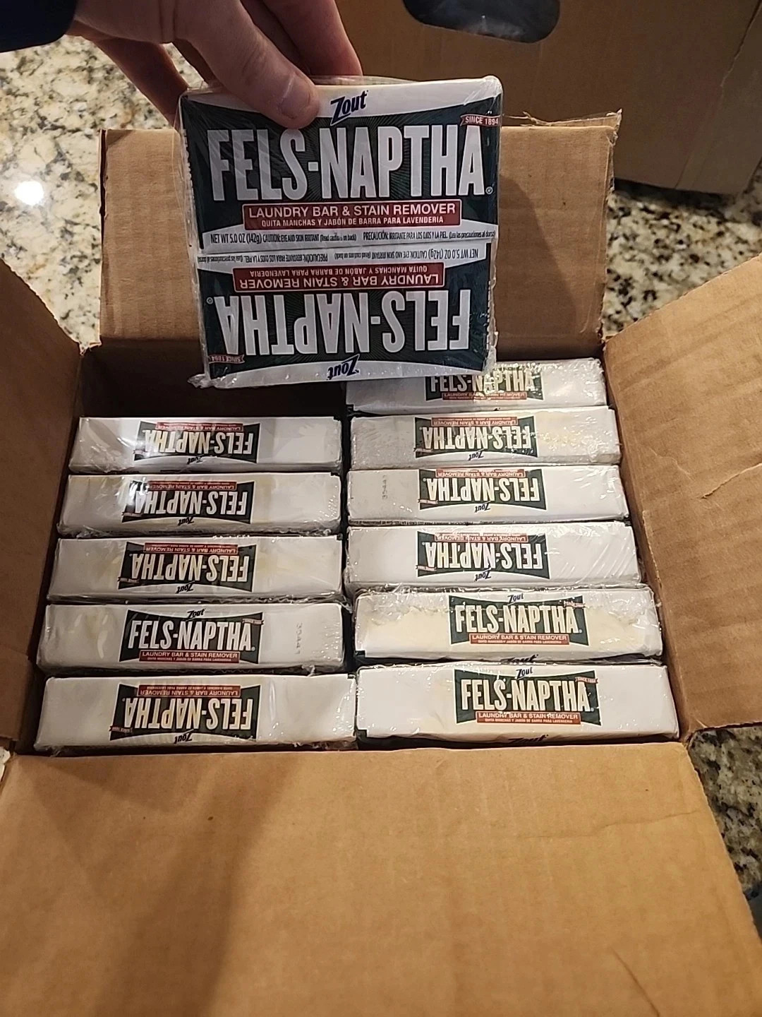 24x Zout Fels-Naptha Laundry Soap Bar & Stain Remover 5 Oz Bars – Free Ship
