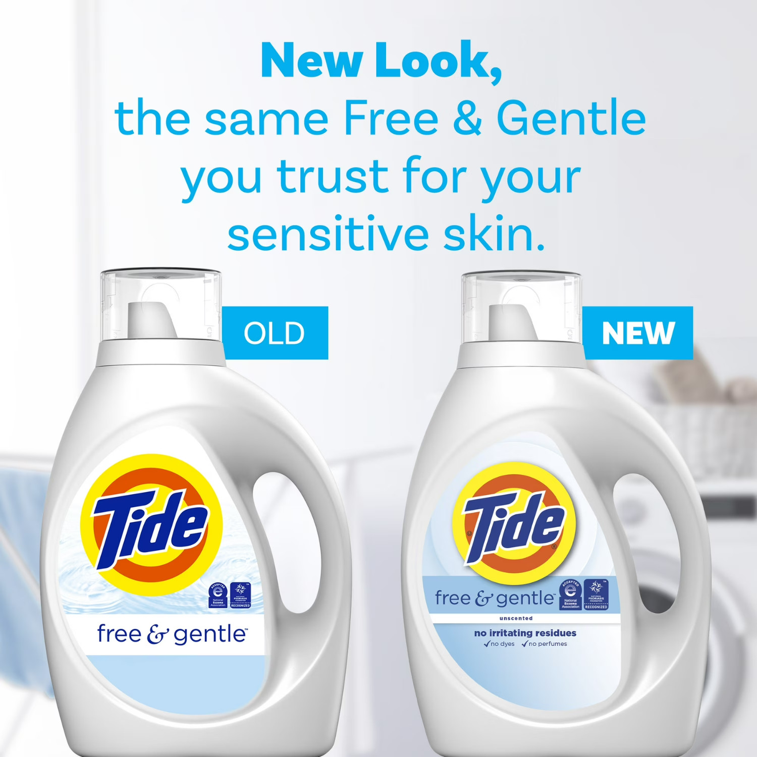 Tide Free & Gentle Liquid Laundry Detergent 132 Fl Oz 100 Loads HE
