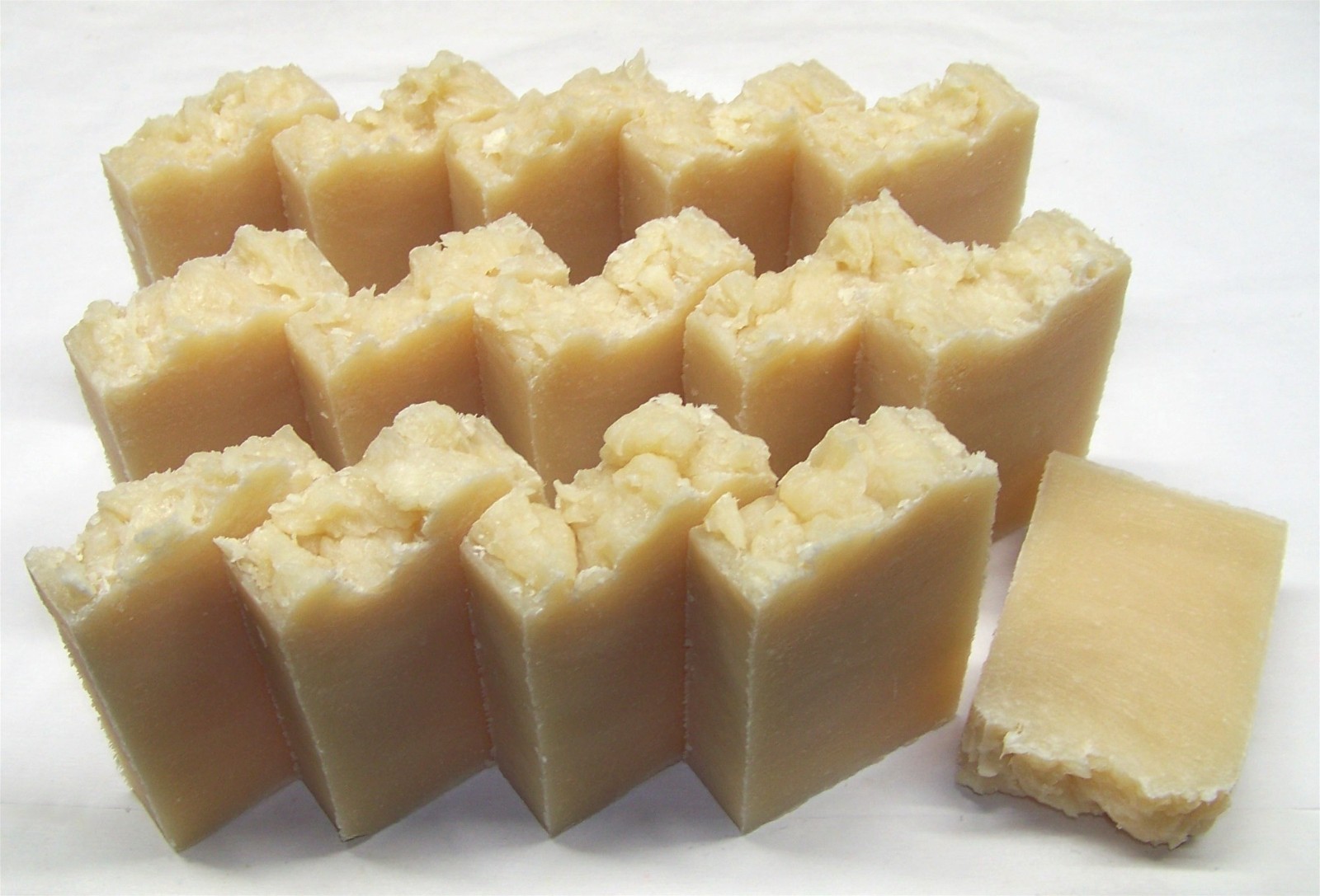 Laundry Bar Soap UNSCENTED-For DIY laundry powder- by MJR Soaps