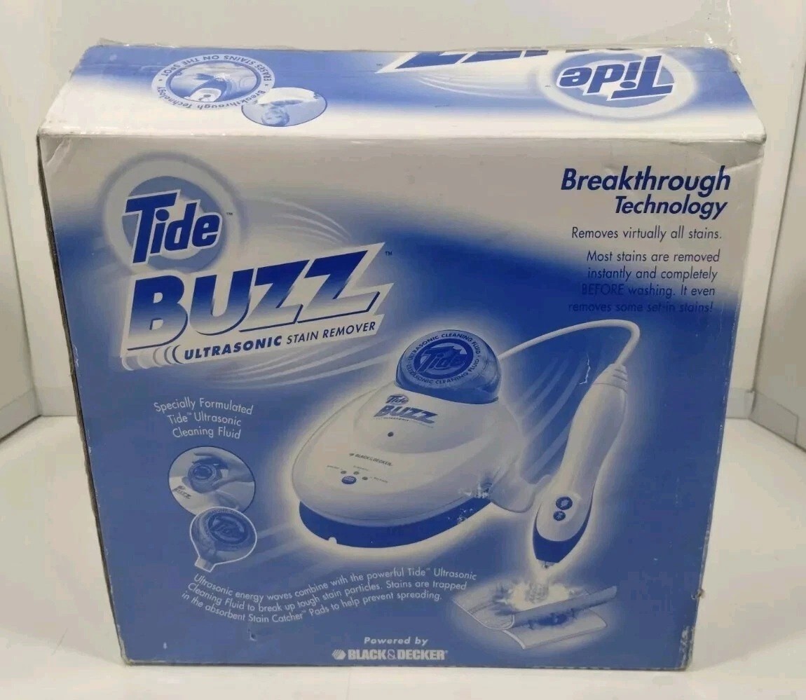 Black and Decker Tide Buzz Ultrasonic Stain Remover SEALED/UNOPENED