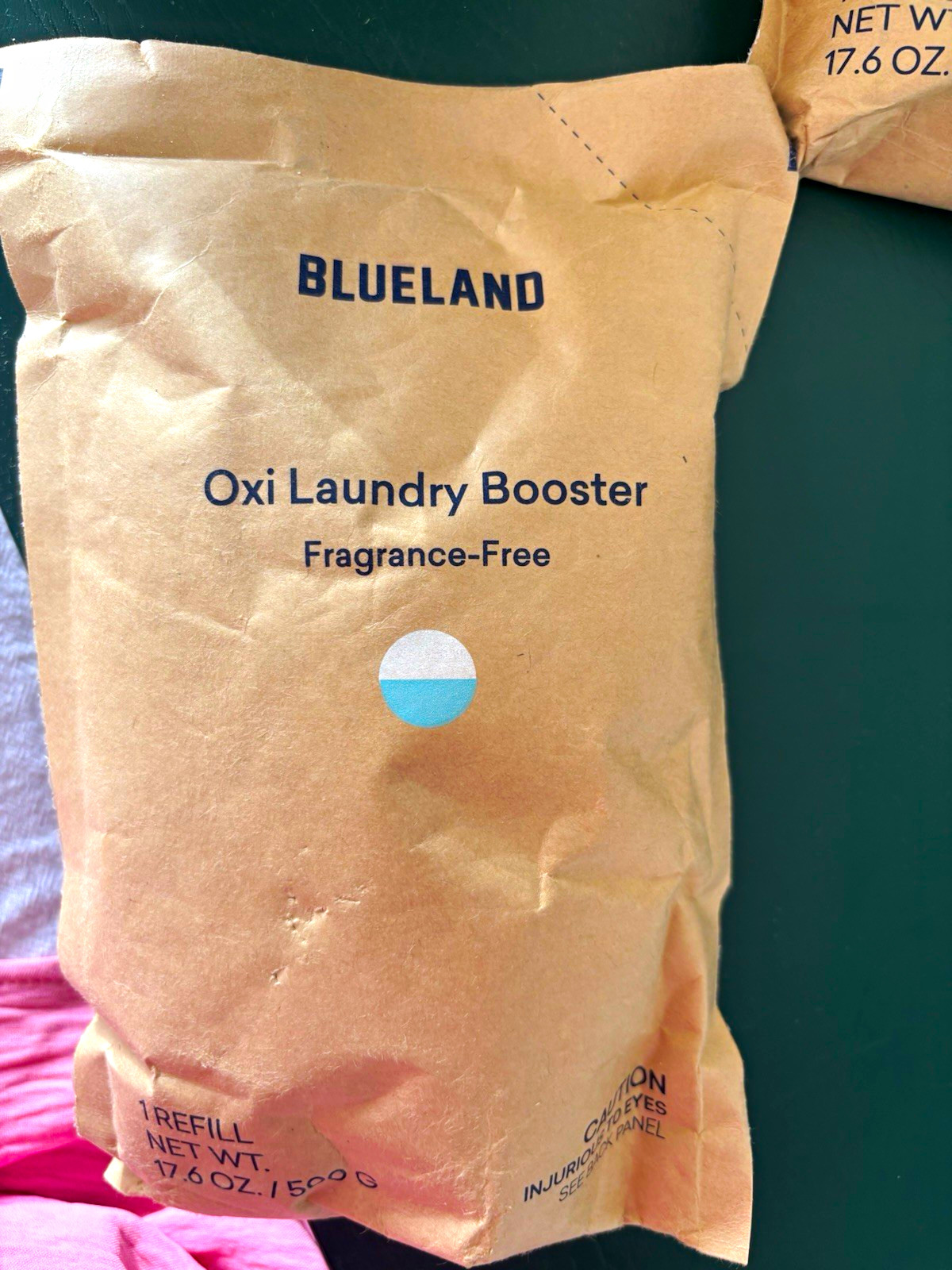 Blueland Oxi Laundry Booster Fragrance-Free Powder Refill 17.6 oz