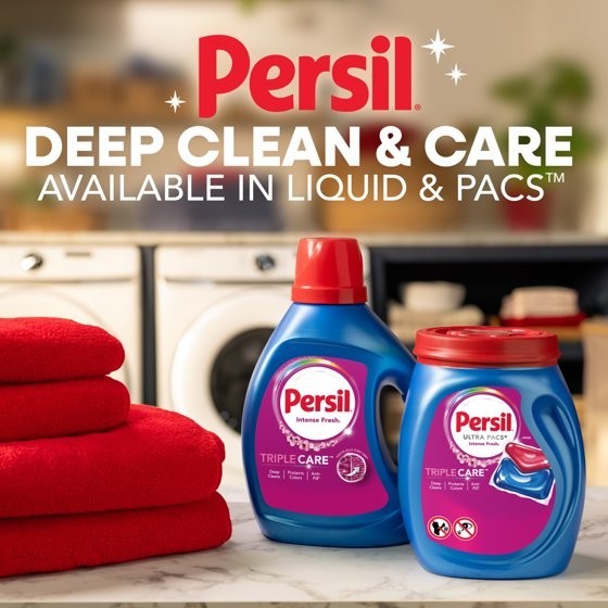 2pack-Persil Deep Clean Intense Fresh Liquid Laundry Detergent,126fl oz, 96Loads