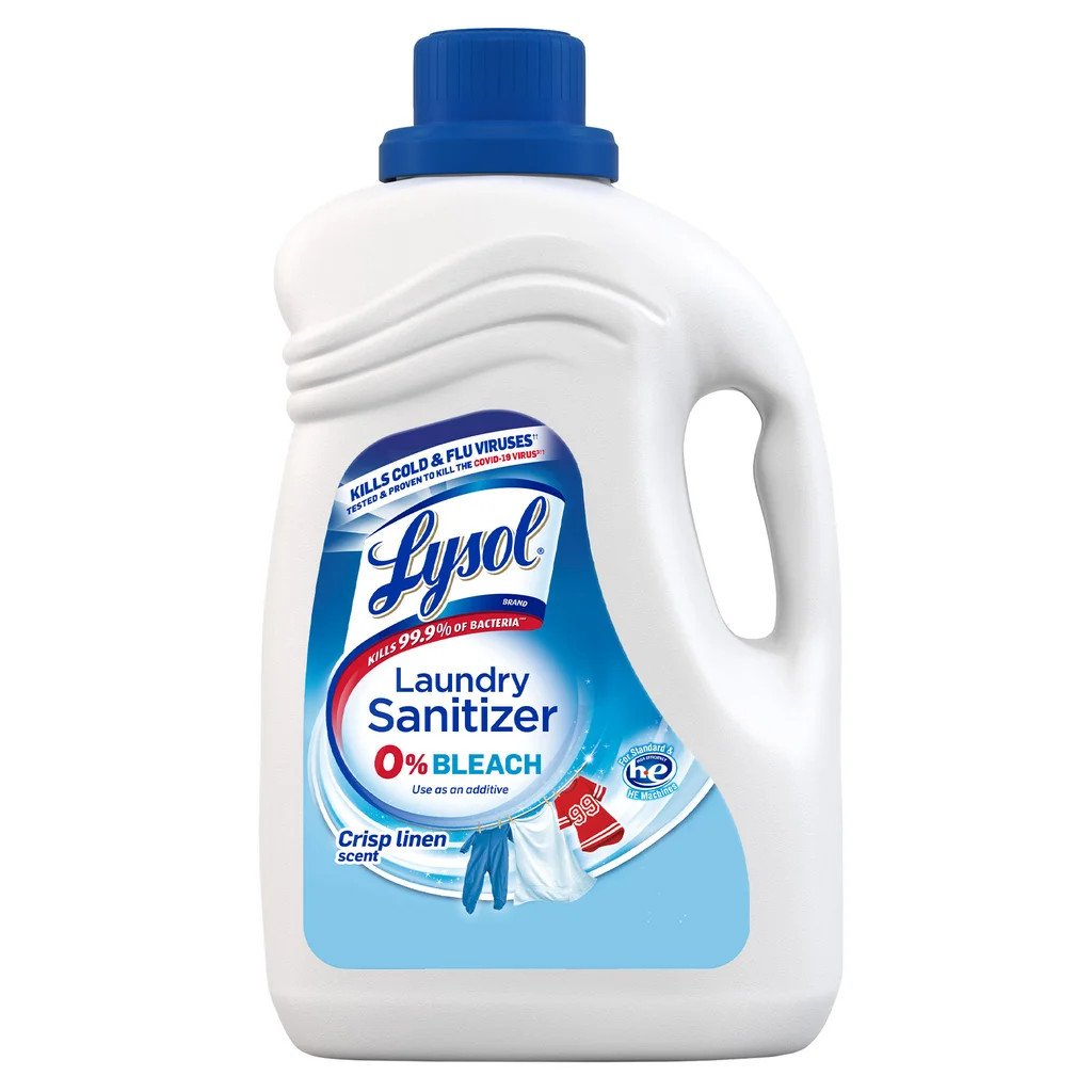 Lysol Laundry Sanitizer, Crisp Linen, 150 fl oz – Get Free Shipping