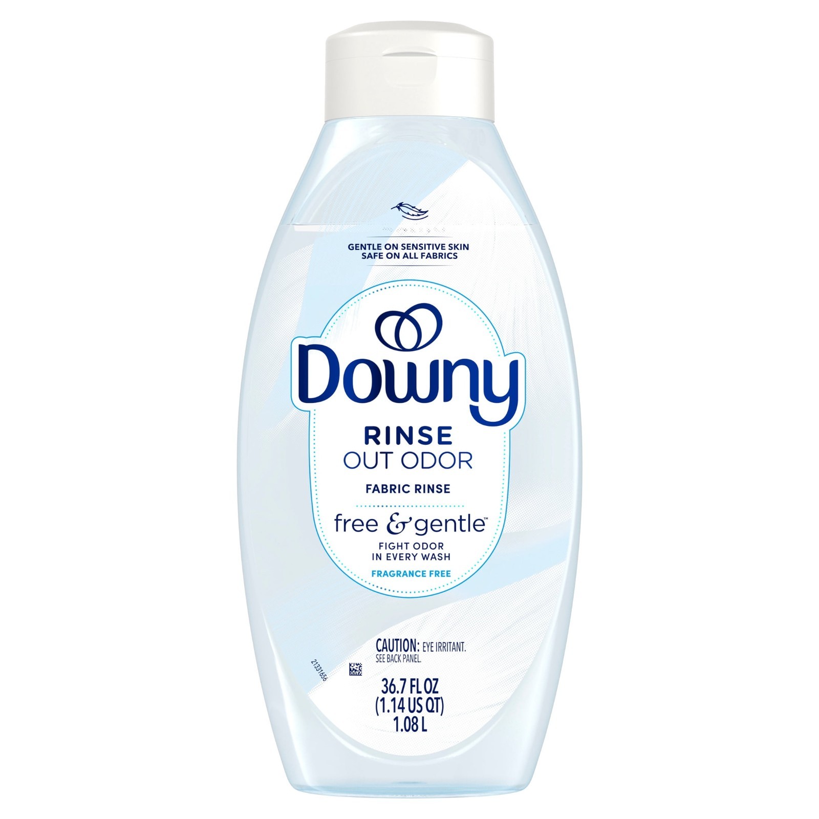 3PK Downy Free & Gentle Fabric Rinse Odor Remover Scent Free, 36.7 oz, Dye Free