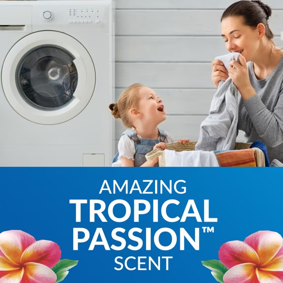 Xtra Tropical Passion Liquid Laundry Detergent, 312 fl oz, 260 Loads