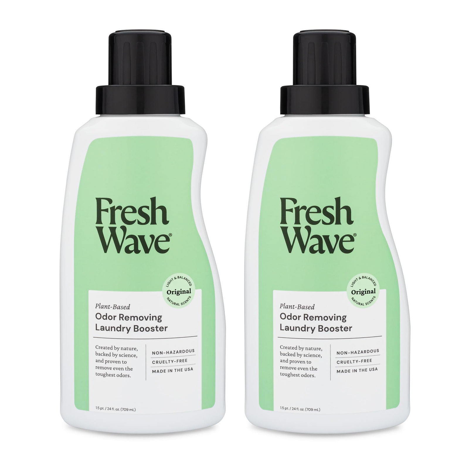 Fresh Wave Laundry Booster Odor Eliminator 24 Fl Oz Pack of 2 Multi-Use Deodo…