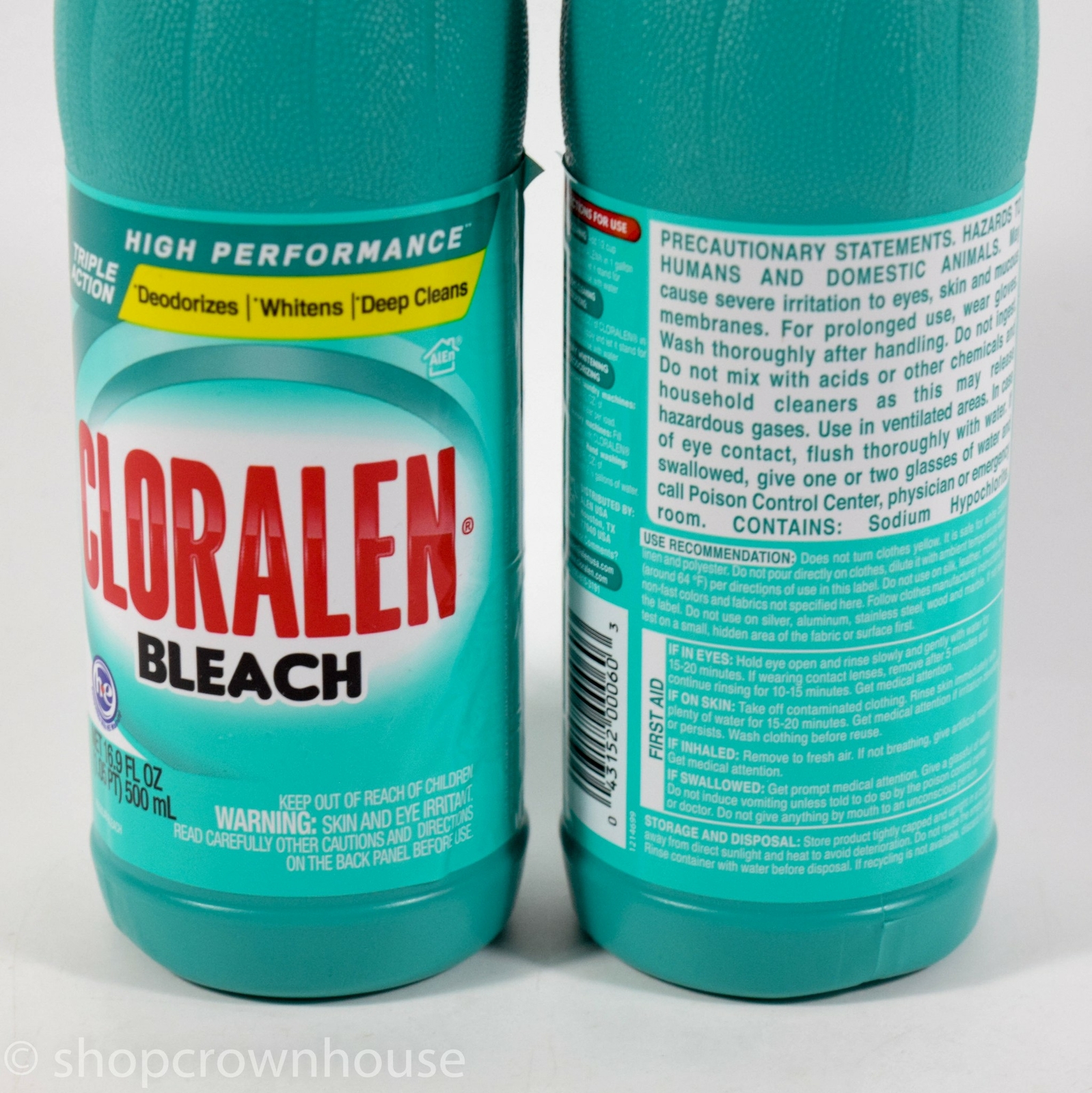 8 CLORALEN High Performance Triple Action Bleach 16.9oz