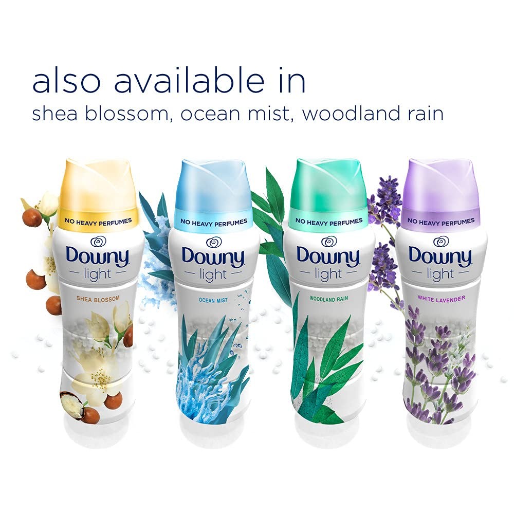 Downy Light Laundry Scent Booster Beads for Washer, White Lavender, 24 oz