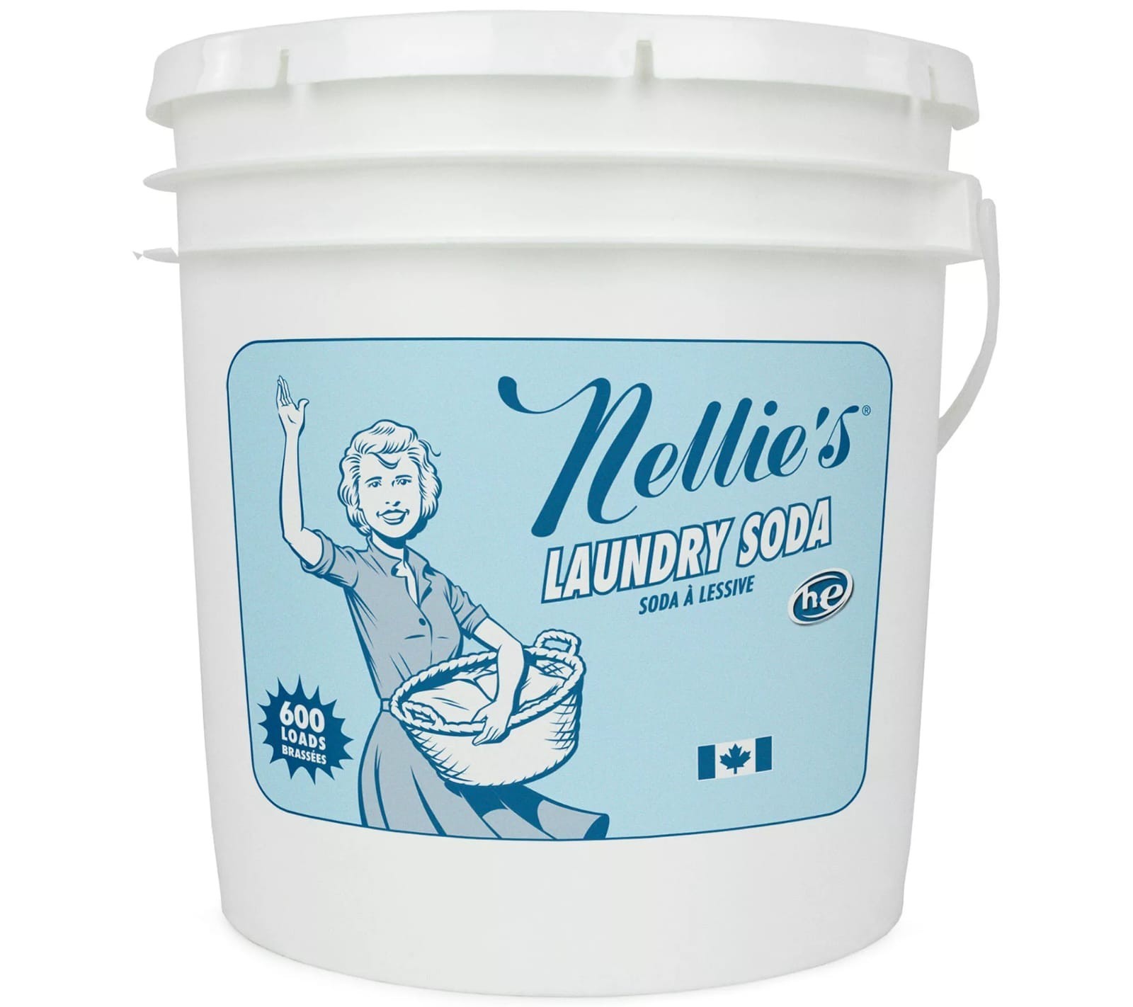 Nellie’s Laundry Soda Concentrated Laundry Detergent 600 Loads Sealed