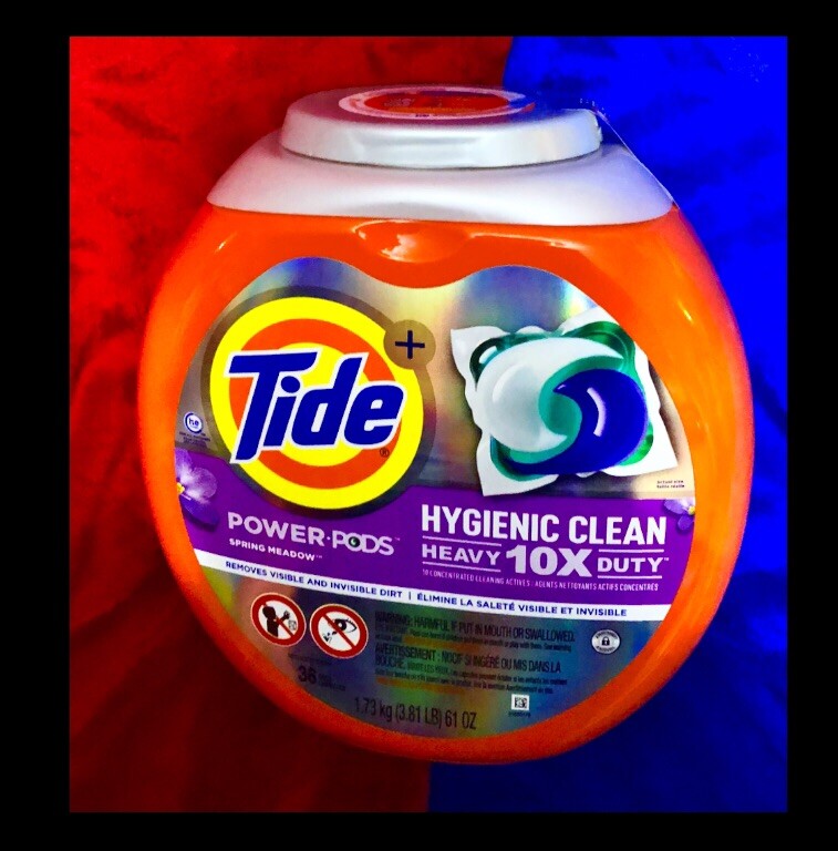 36ct Tide POWER Pods Concentrate Detergent Pacs SPRING MEADOW,Heavy Duty 10X