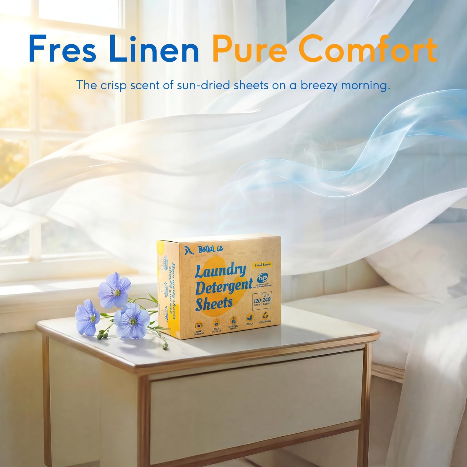 Laundry Detergent Sheets – Laundry Sheets, 240 Loads, Eco-Friendly, Plastic-F…