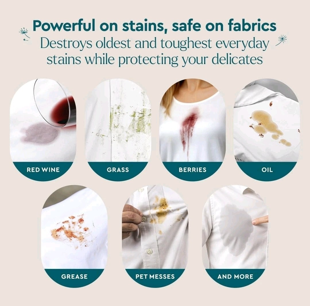 Puracy Stain Remover Cleaning Spray Refill Enzyme-Powered Stain Remover 48 fl oz