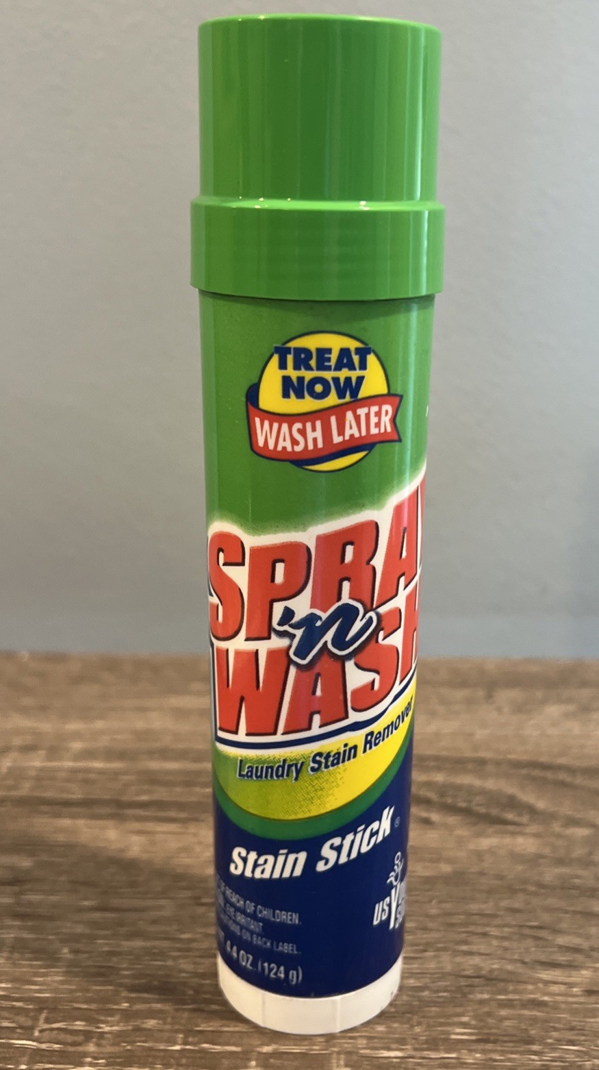 SPRAY ‘N WASH LAUNDRY STAIN REMOVER STAIN STICK 4.4 OZ 80% FULL