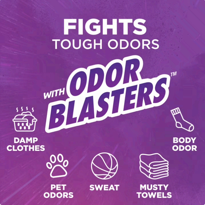 3 Pack Plus OxiClean w Odor Blasters Liquid Laundry Detergent,Fresh Burst