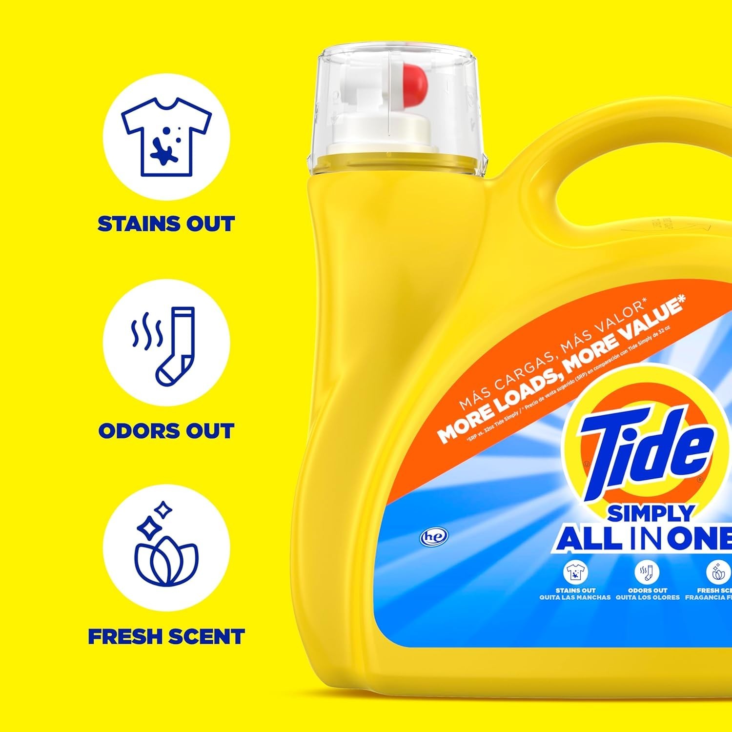 Tide Clean & Fresh Breeze HE Liquid Laundry Detergent