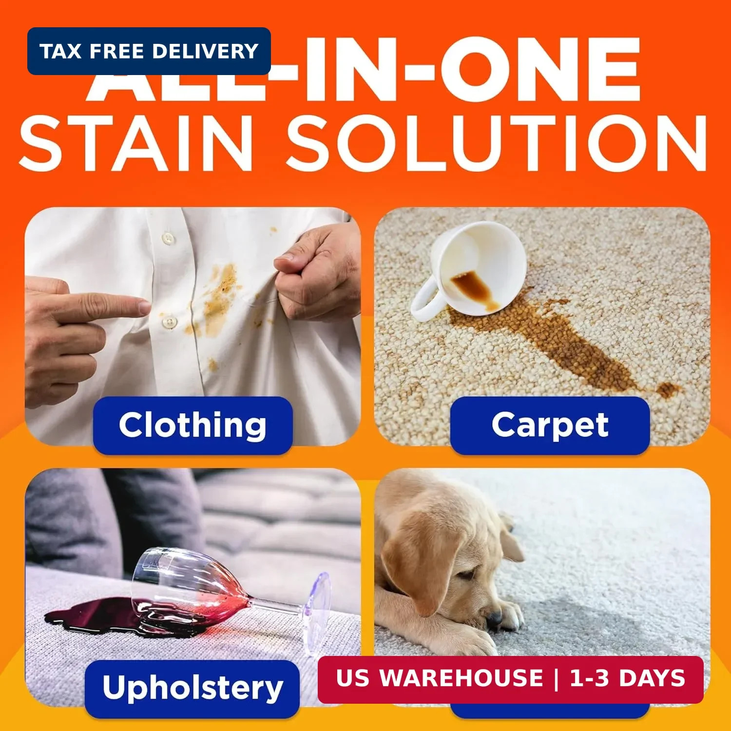 Tide Laundry Stain Remover Spray with Oxi | Stain Remover for Clothes, Carpet, U