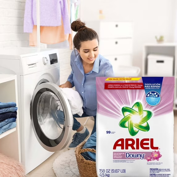 Ariel Laundry Detergent Powder with a Touch of Downy Freshness, 52 oz, 33 Loads