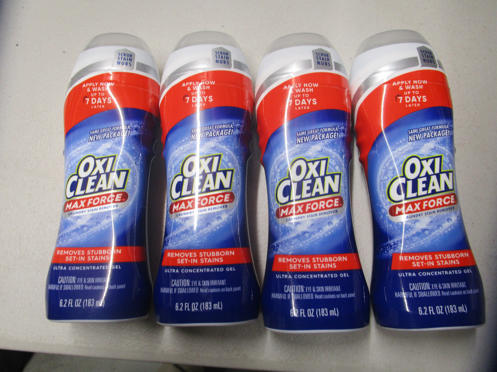 Oxi Clean Max Force Gel Stain Remover Oxi Stick 4-6.2 Oz Gel Sticks
