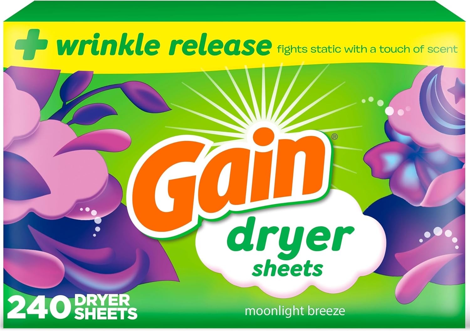 Anti Static Dryer Sheets for Laundry Wrinkle Care 240 Count Softener Fabric