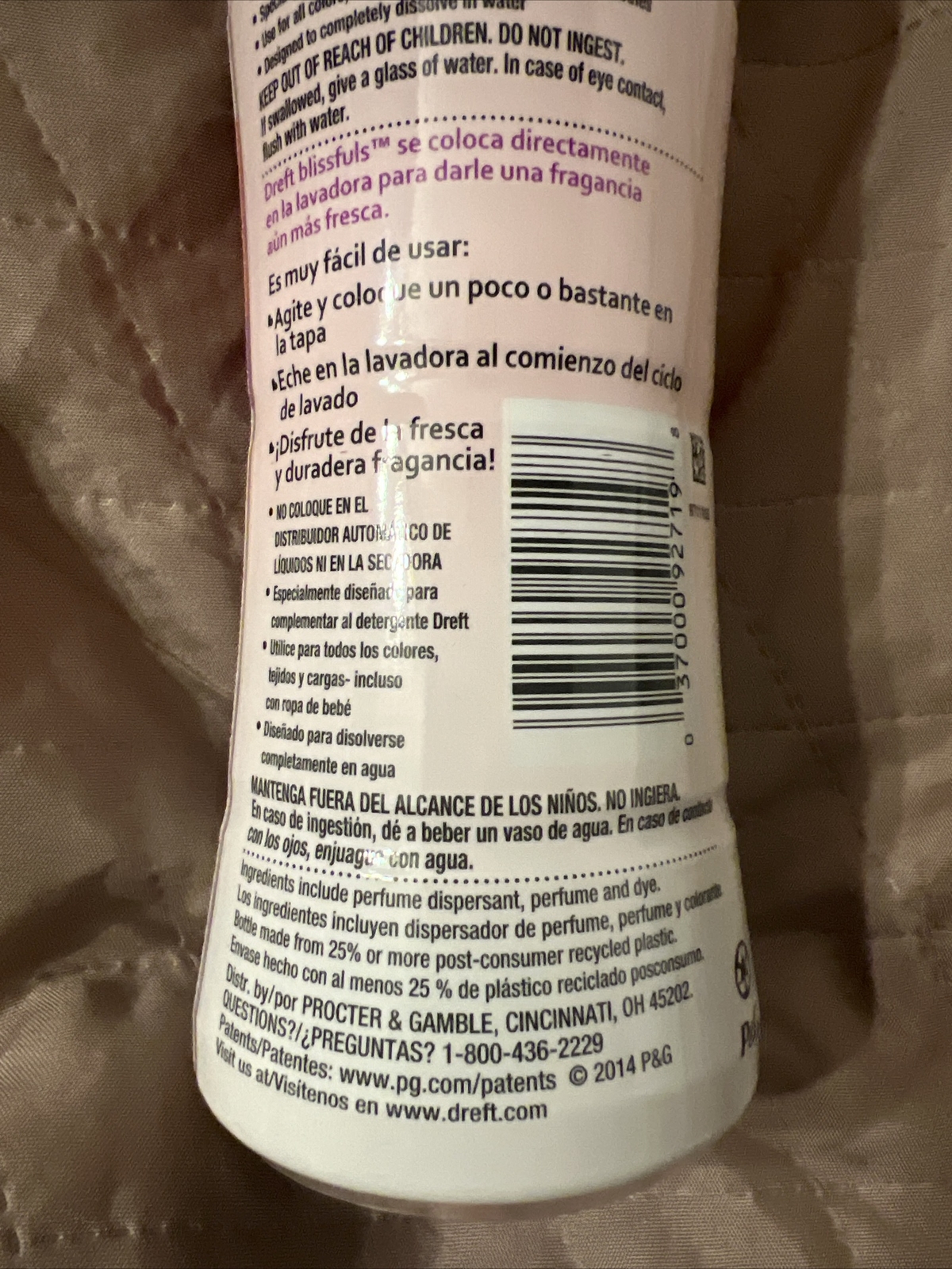 Dreft Blissfuls Laundry Scent Booster Beads for Washer, Baby Fresh Scent 13.2oz