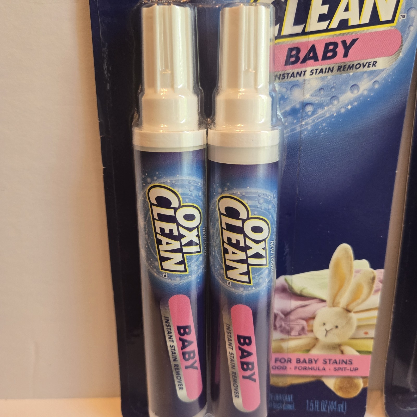 NEW OxiClean On-the-Go Baby Stain Remover Pen, 22 mL, 2 Count – 2 Pack (4 total)