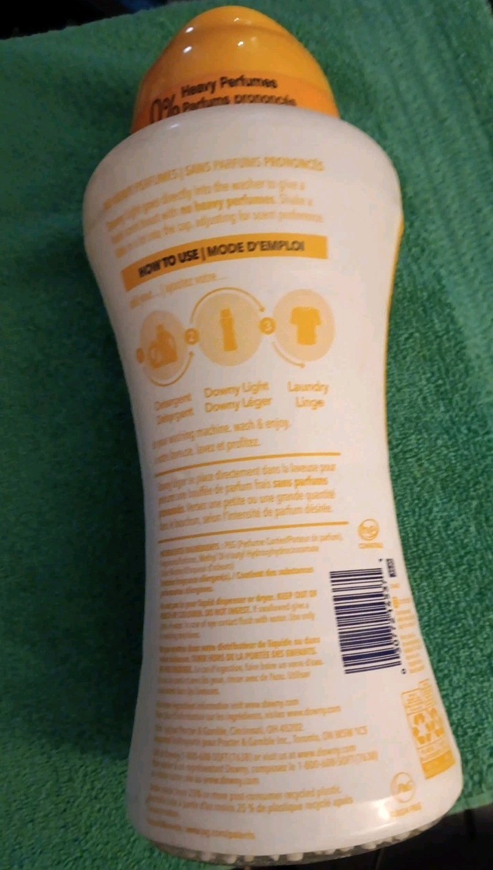 Downy Light Laundry Scent Booster Beads for Washer, Orange Blossom Scent (L24)