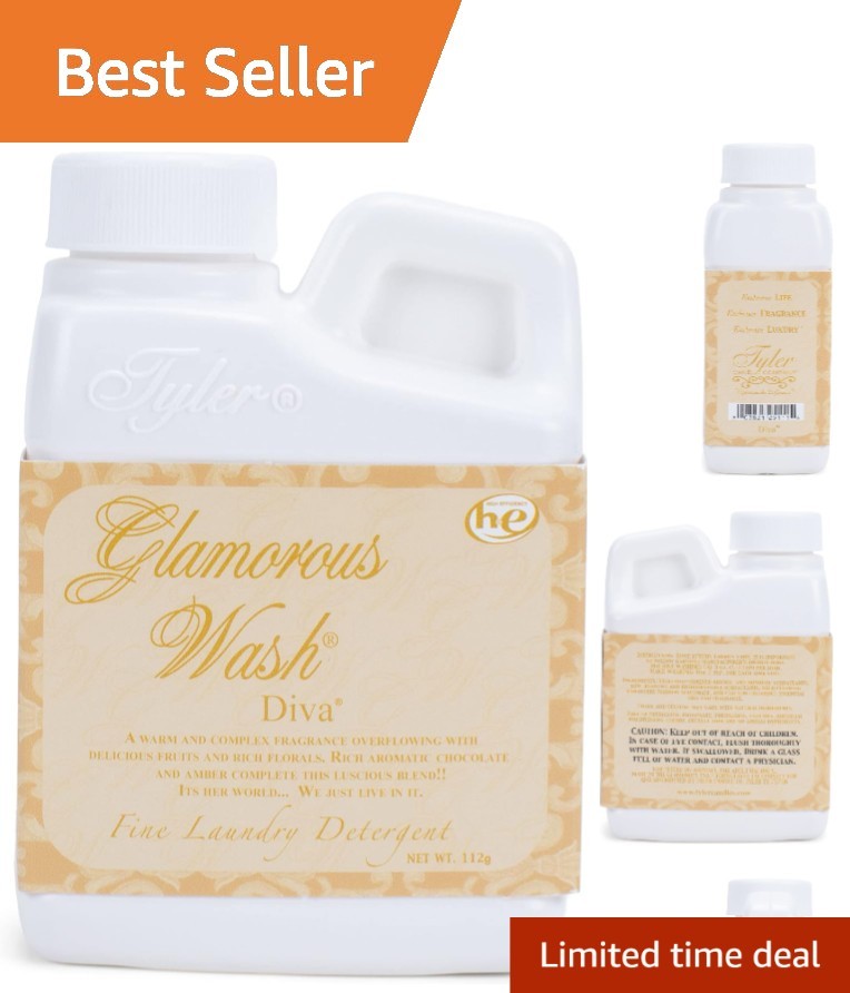 Tyler Candle Co Diva Glamorous Wash 4oz – High Efficiency Liquid Detergent