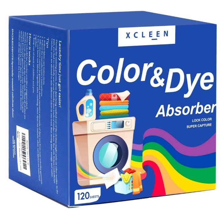 XCLEEN Color & Dye Absorber / 120 Sheets / New
