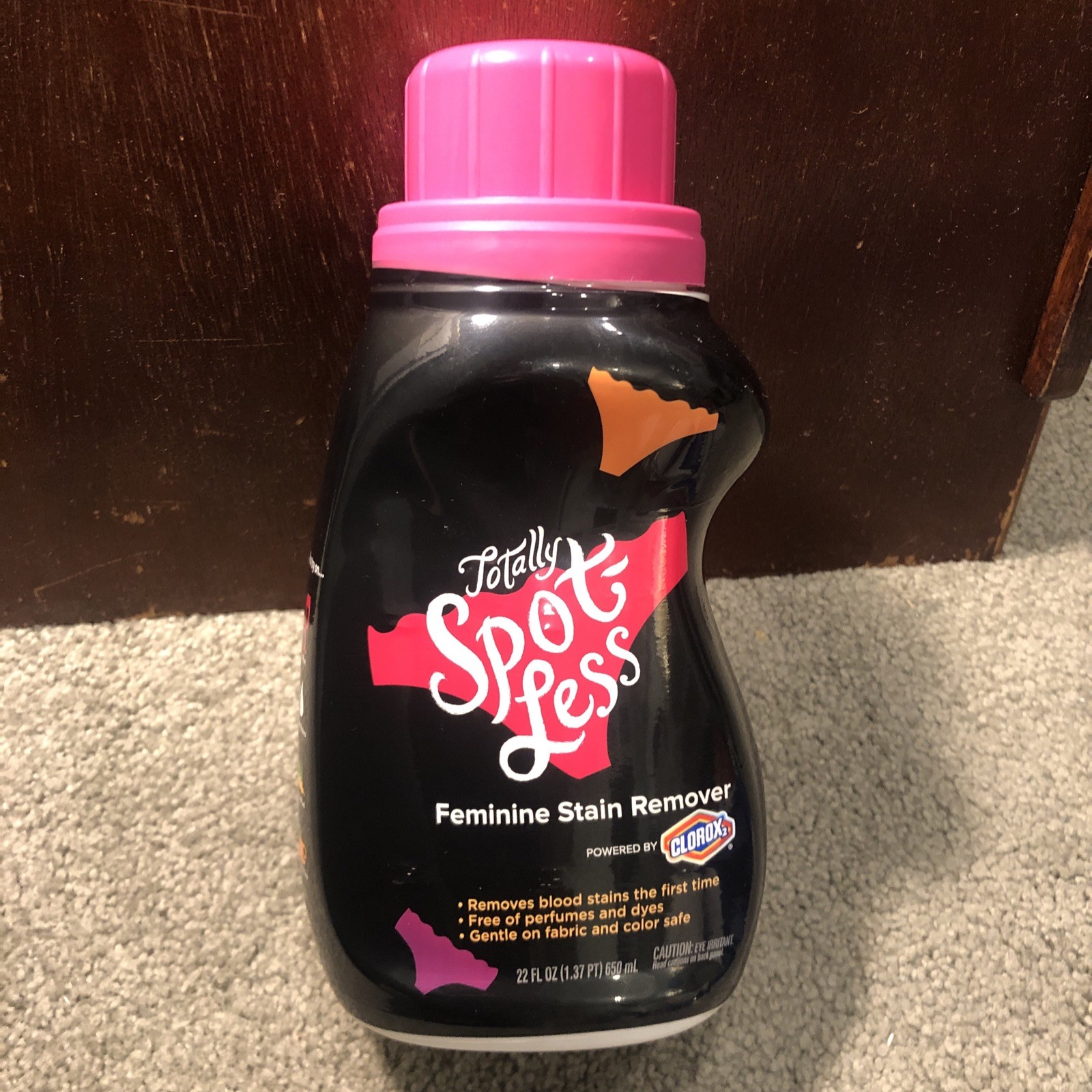 Clorox Totally Spot-Less Feminine Stain Remover Free & Clear, 22oz