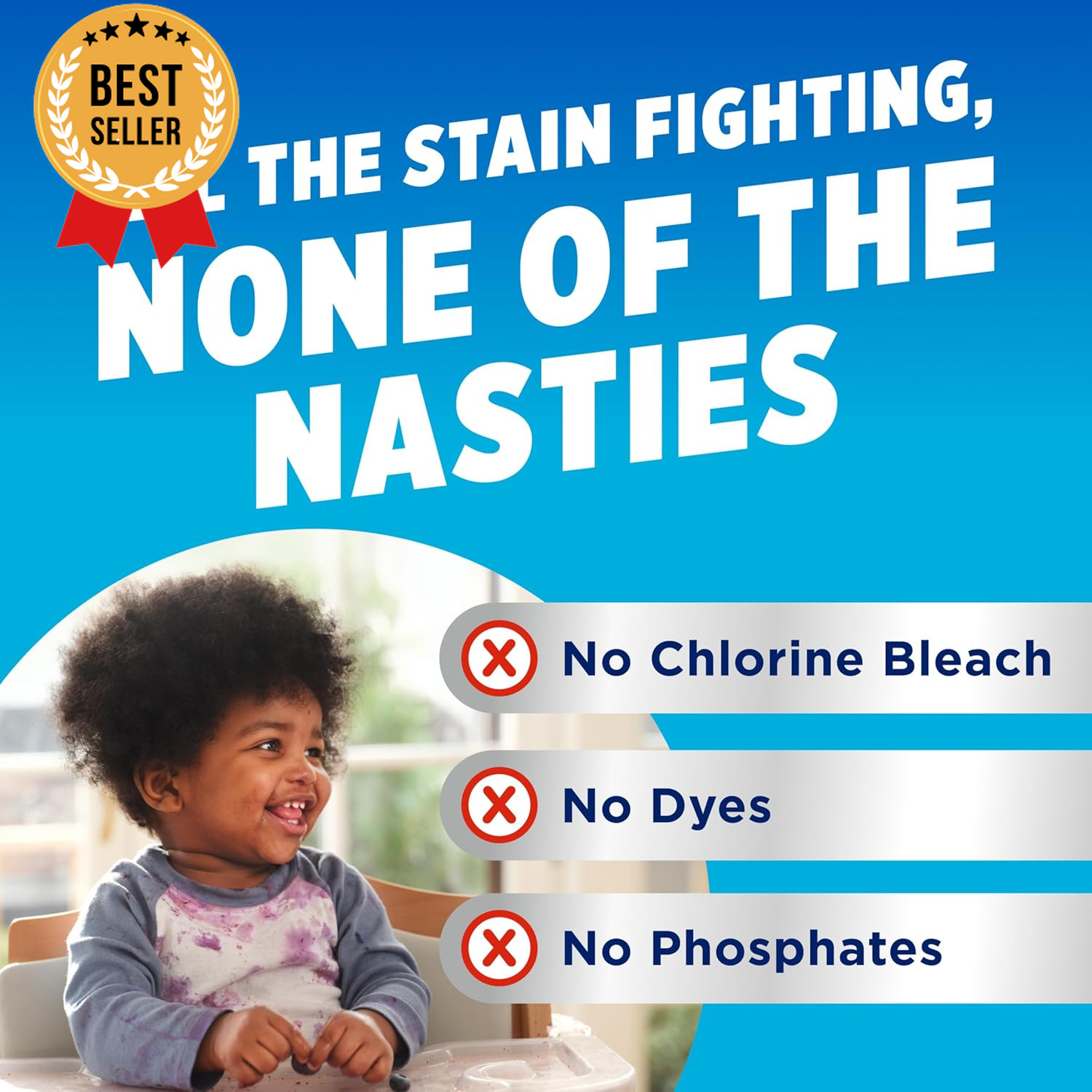 OxiClean MaxForce Stain Remover Spray, 12Oz, 3-Pack, Laundry Stain Cleaner