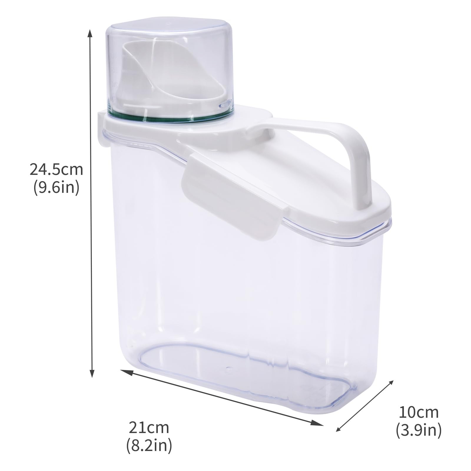 2 Pack laundry detergent dispenser, 54 oz liquid detergent container, liquid …