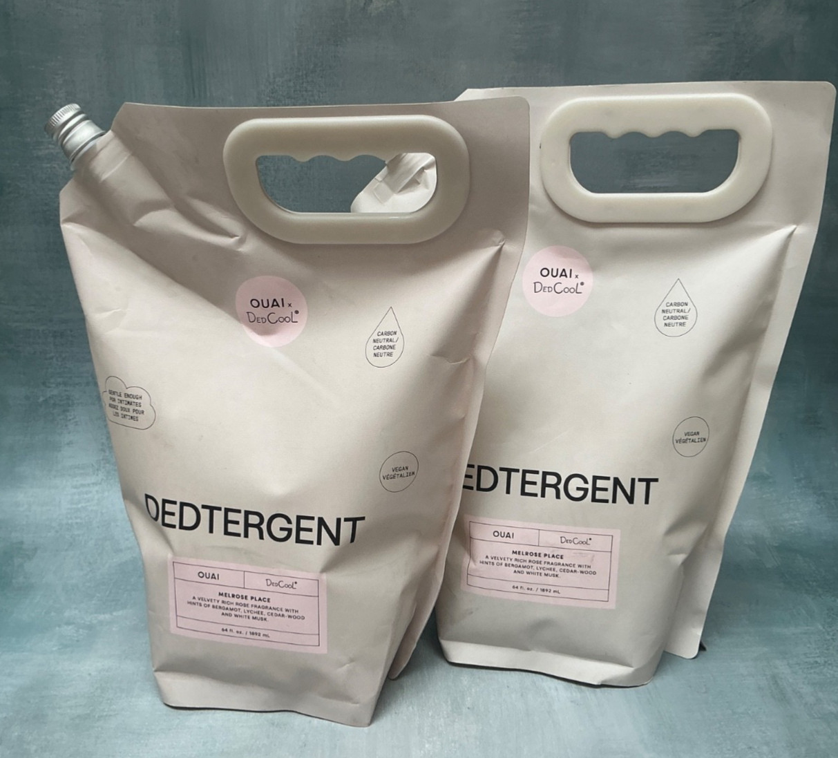 OUAI x DedCool Dedtergent Laundry Soap MELROSE PLACE x 2 64 oz Vegan