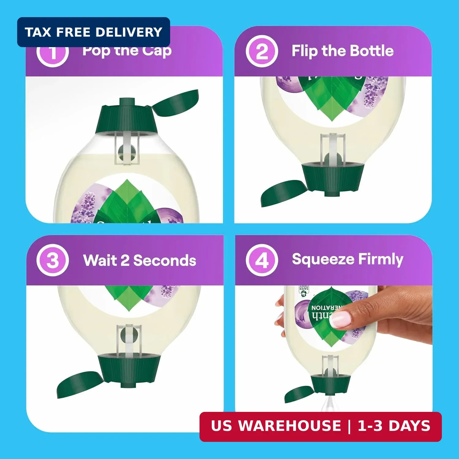 EasyDose Laundry Detergent Fresh Lavender Ultra Concentrated