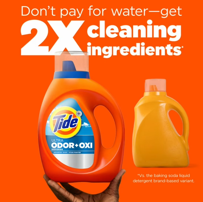 Tide Ultra Odor Defense + Oxi Liquid Detergent 148 fl oz 105 Loads