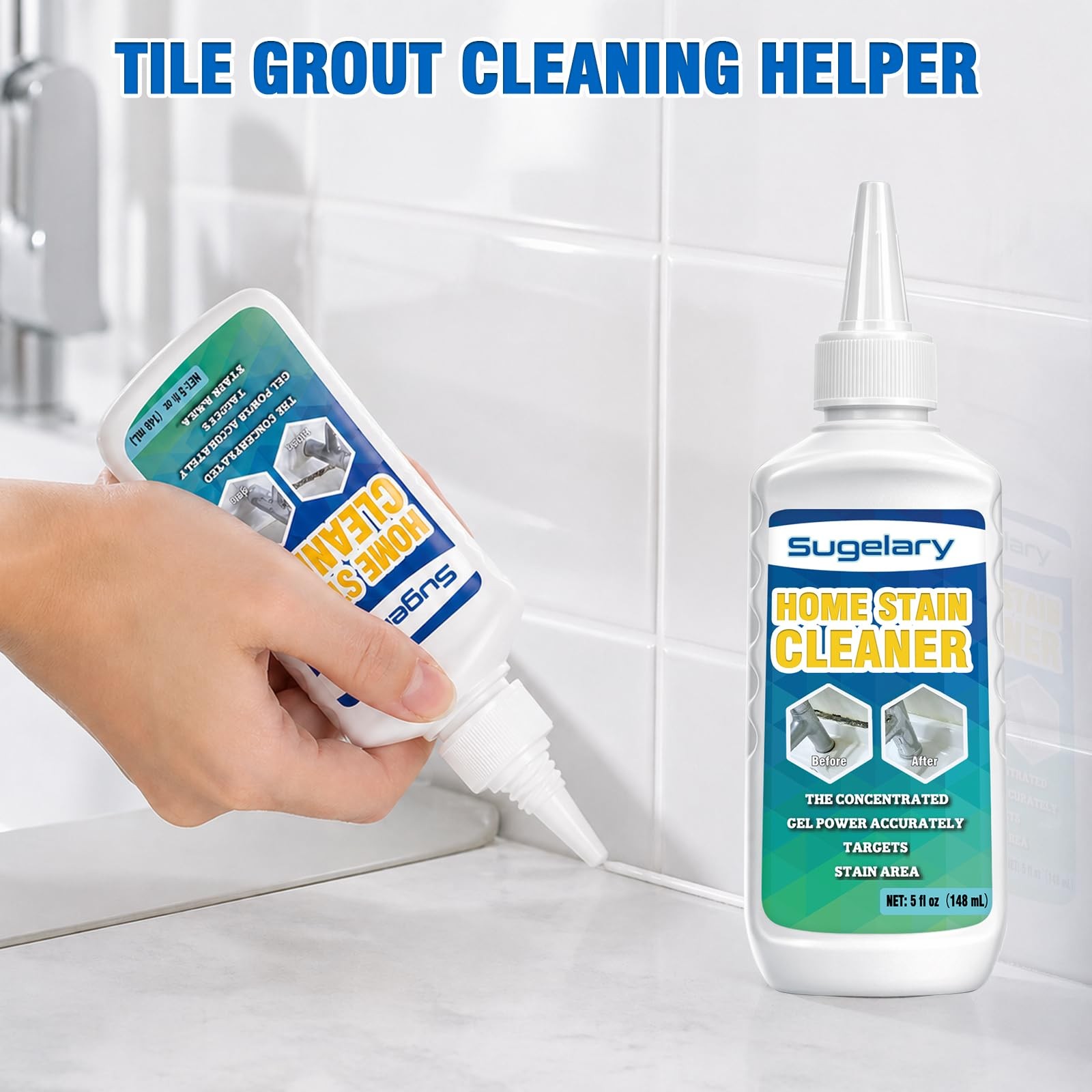 Sugelary Mold Stain Cleaner, 5 fl oz Cleaner 5 Fl Oz (Pack of 1)