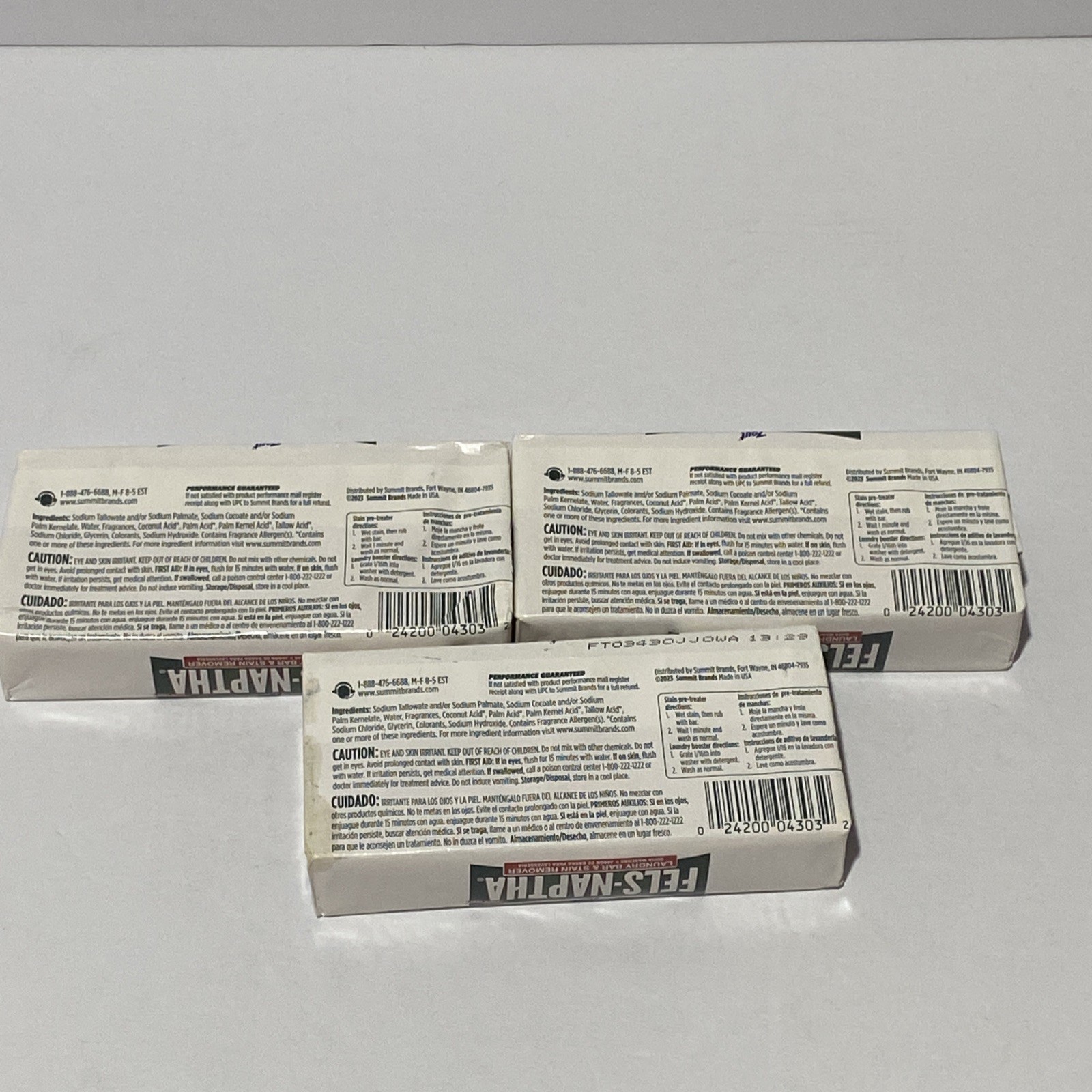 Purex Fels-Naptha Laundry Bar & Stain Remover & Pre-treater 5 Ounce Bar New