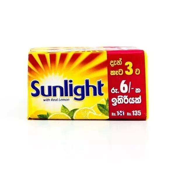 Sunlight Soap Yellow Promo Pack 120g x 3 Pack Clothes Washing Soap Free Shipping