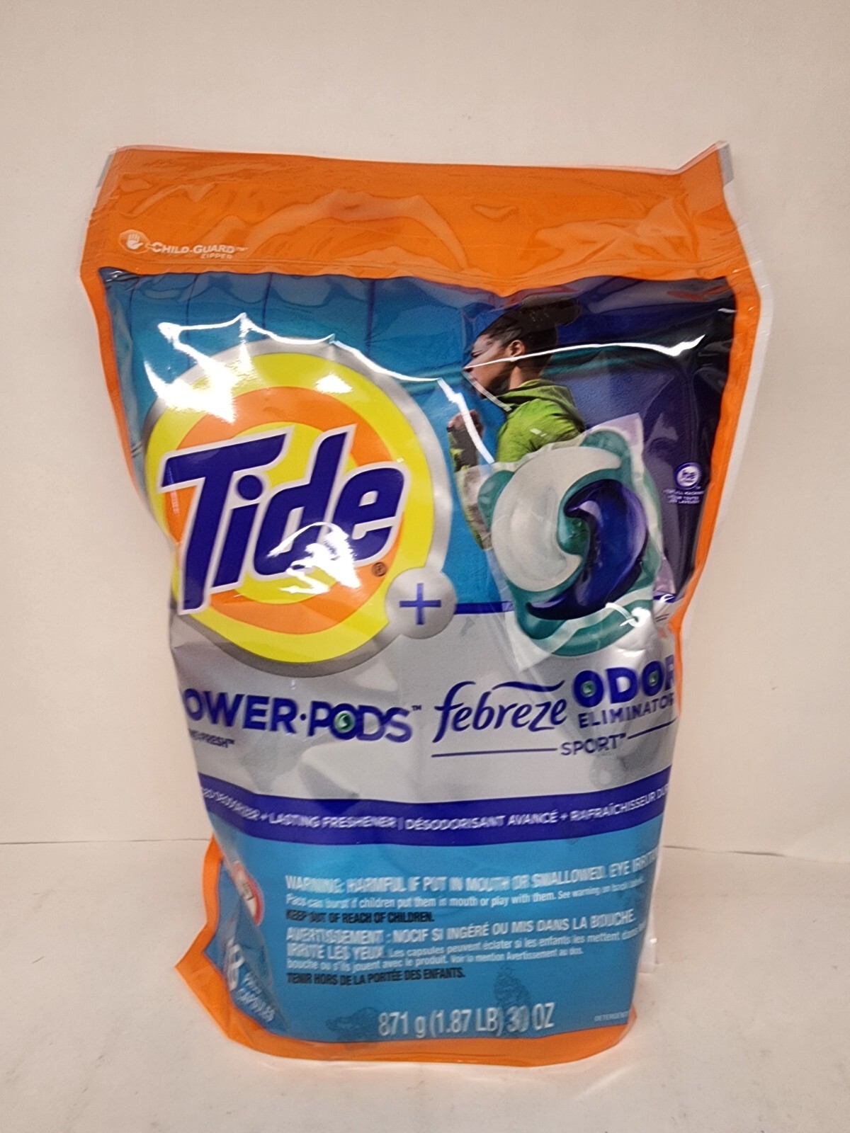 Tide Power Pods + Febreze Odor Eliminator 18 Pacs/capsules