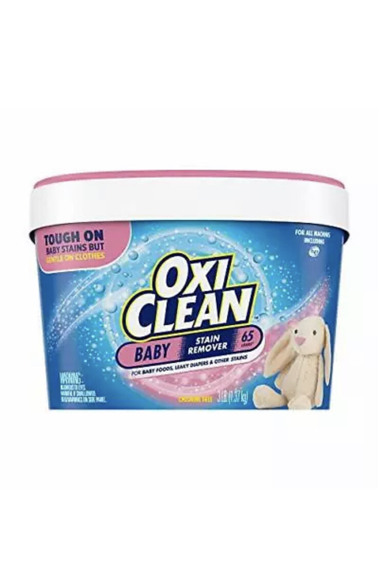 OxiClean Baby Stain Soaker 3lbs Stain Chlorine Free All Machines Powder HTF Safe