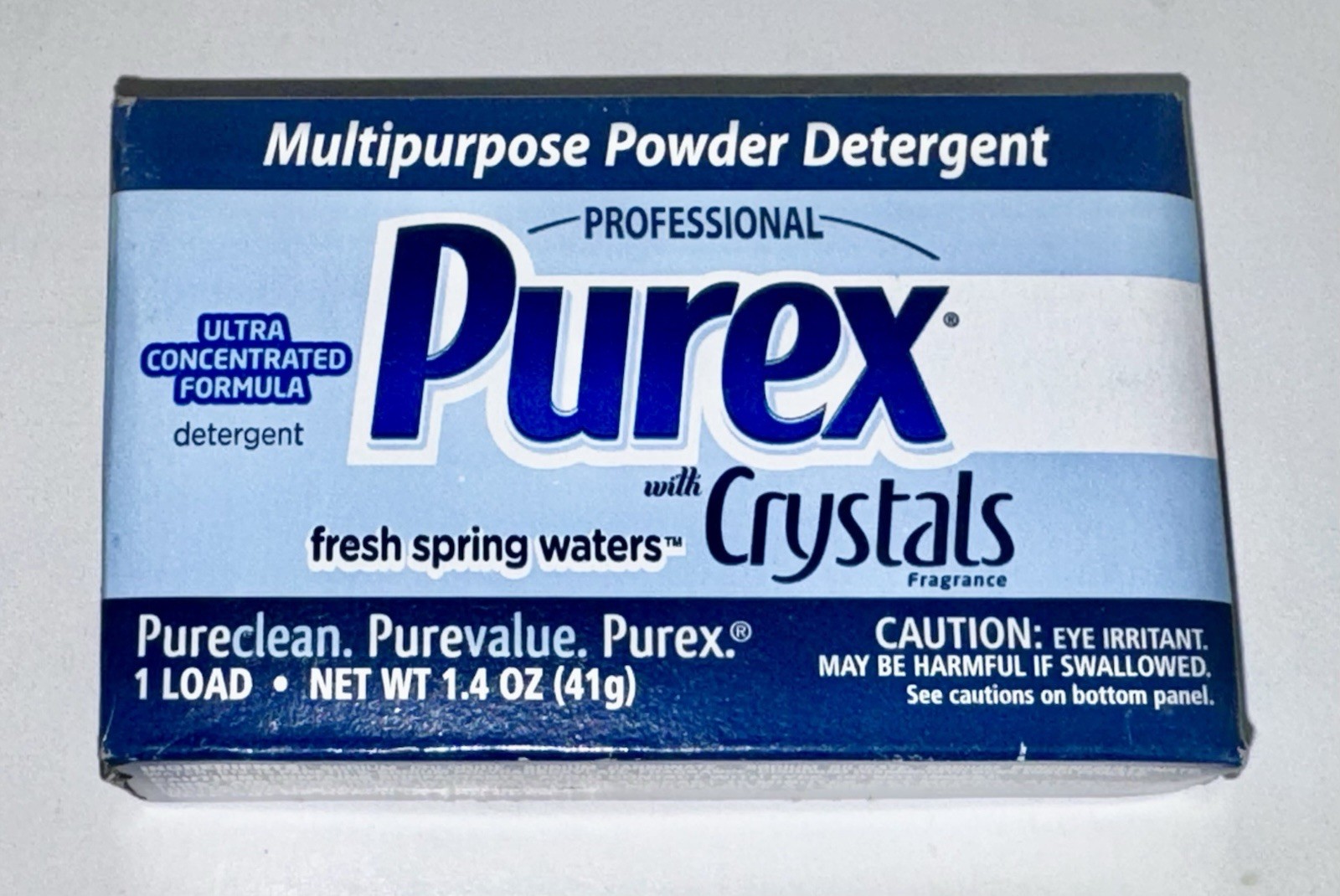 Purex Professional Powder Detergent with Crystals Fresh Spring Waters 1 Load
