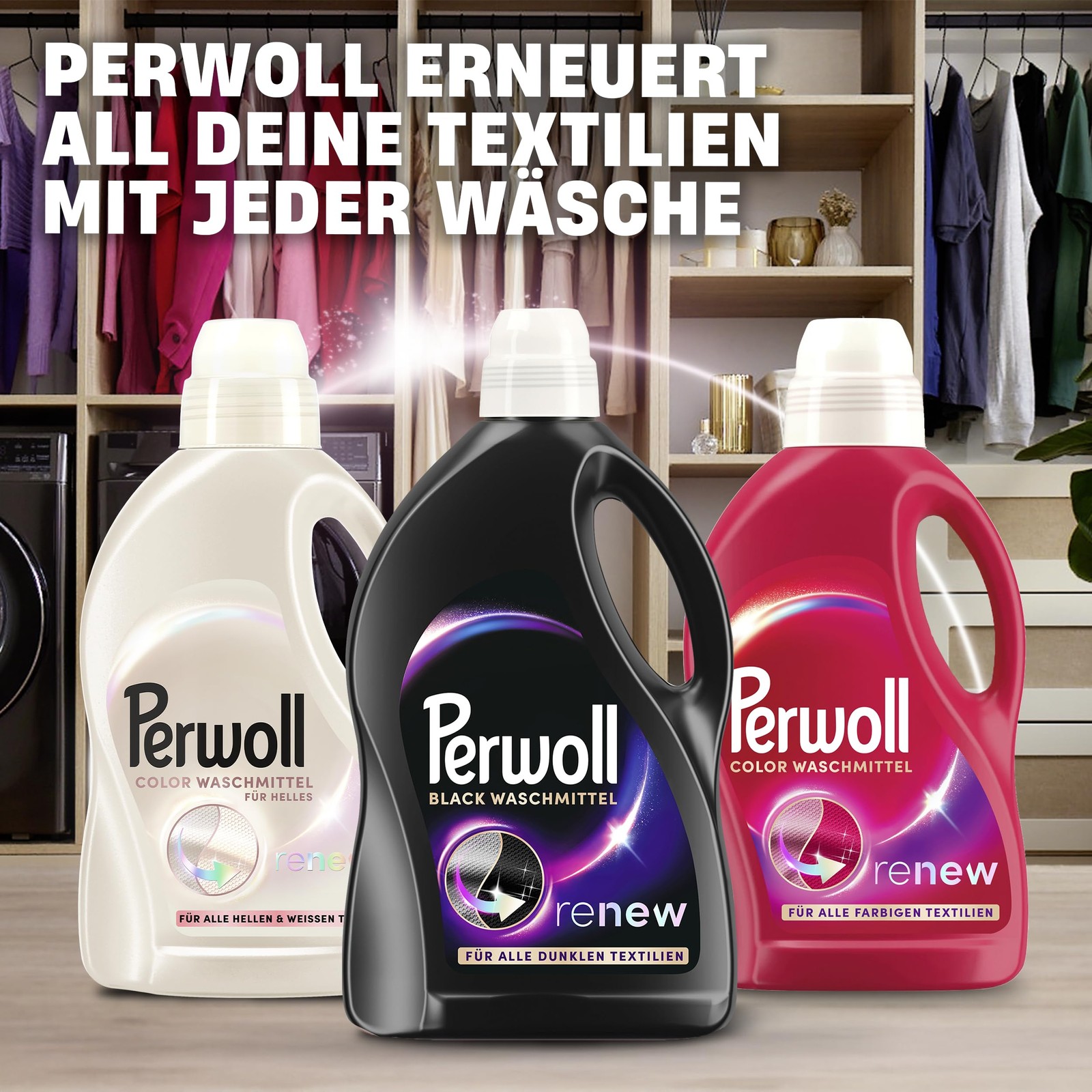 Perwoll Black Liquid Detergent, 27 Wash Loads, For 45.6 Fl Oz (Pack of 1)