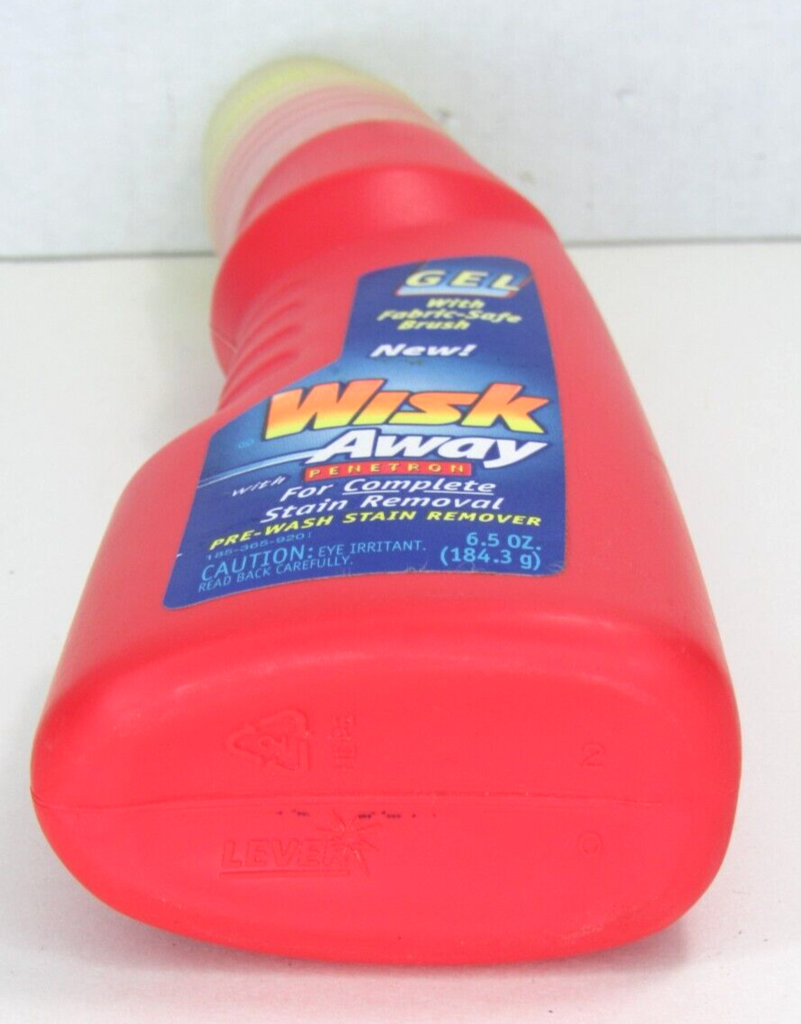 RARE Wisk Away with Penetron Laundry Pre-Wash Stain Remover GEL 1996 Vtg Prop