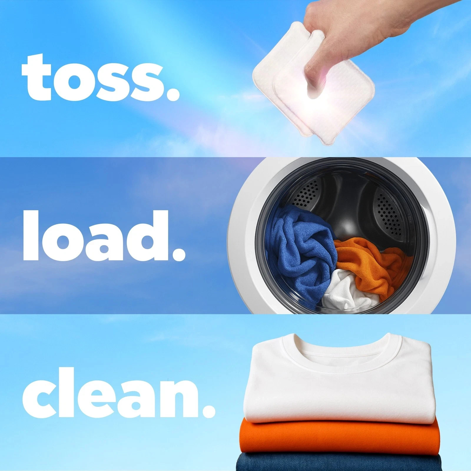 Tide Evo Laundry Detergent Tiles, 100% Concentrated,Spring Blast Scent, 42 Count