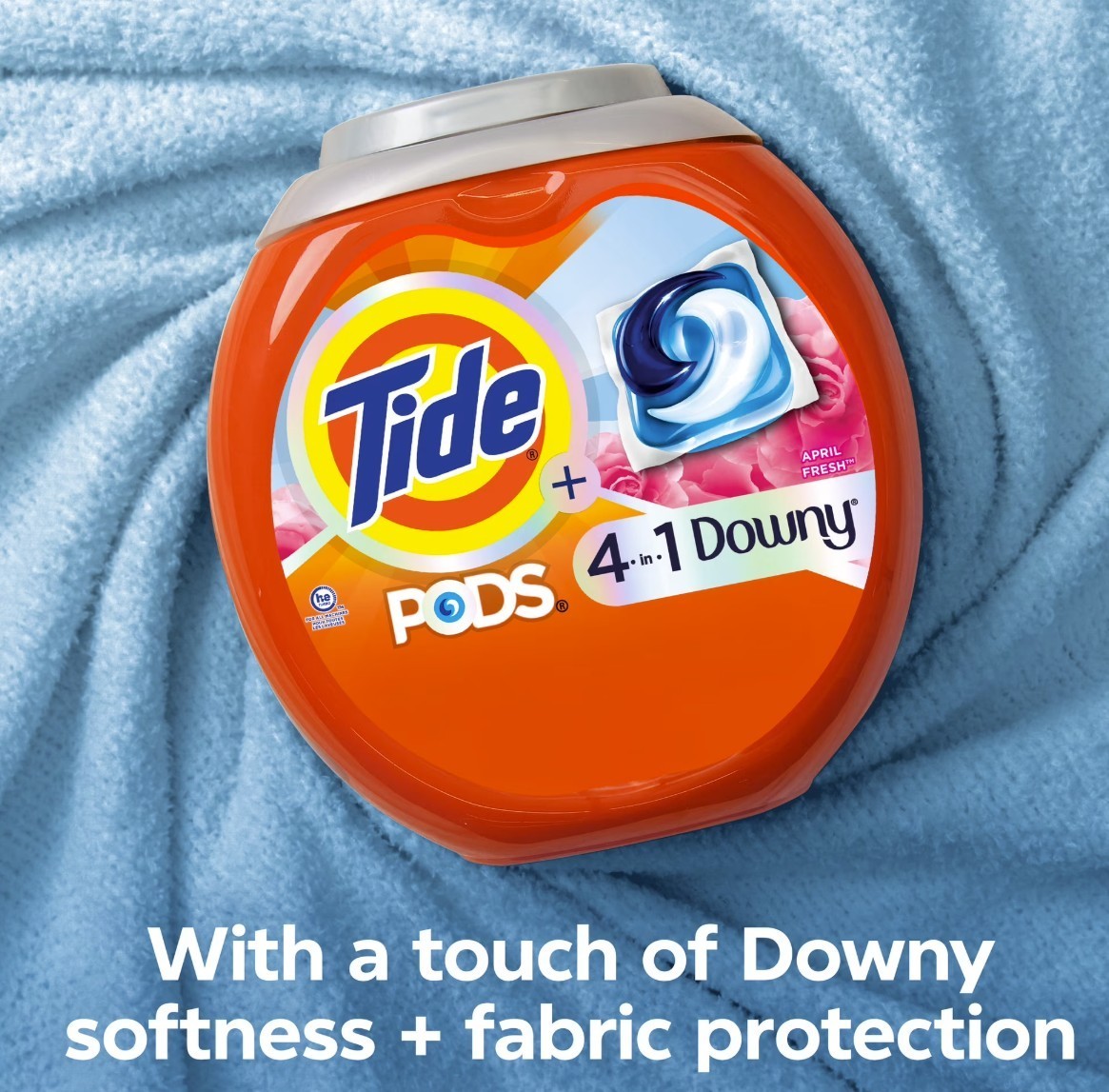 [HOT SALE] Tide PODS Plus Downy 3in1 Laundry Detergent Pacs 43 Count 2 Pack