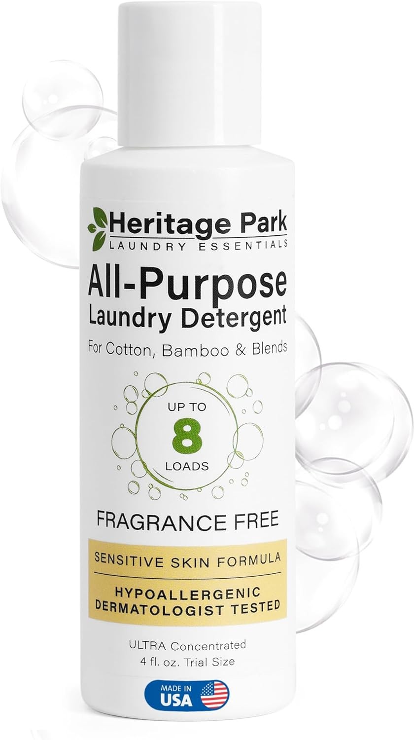 Heritage Park Luxury Laundry Detergent Dermatologist Tested Plant based Natural