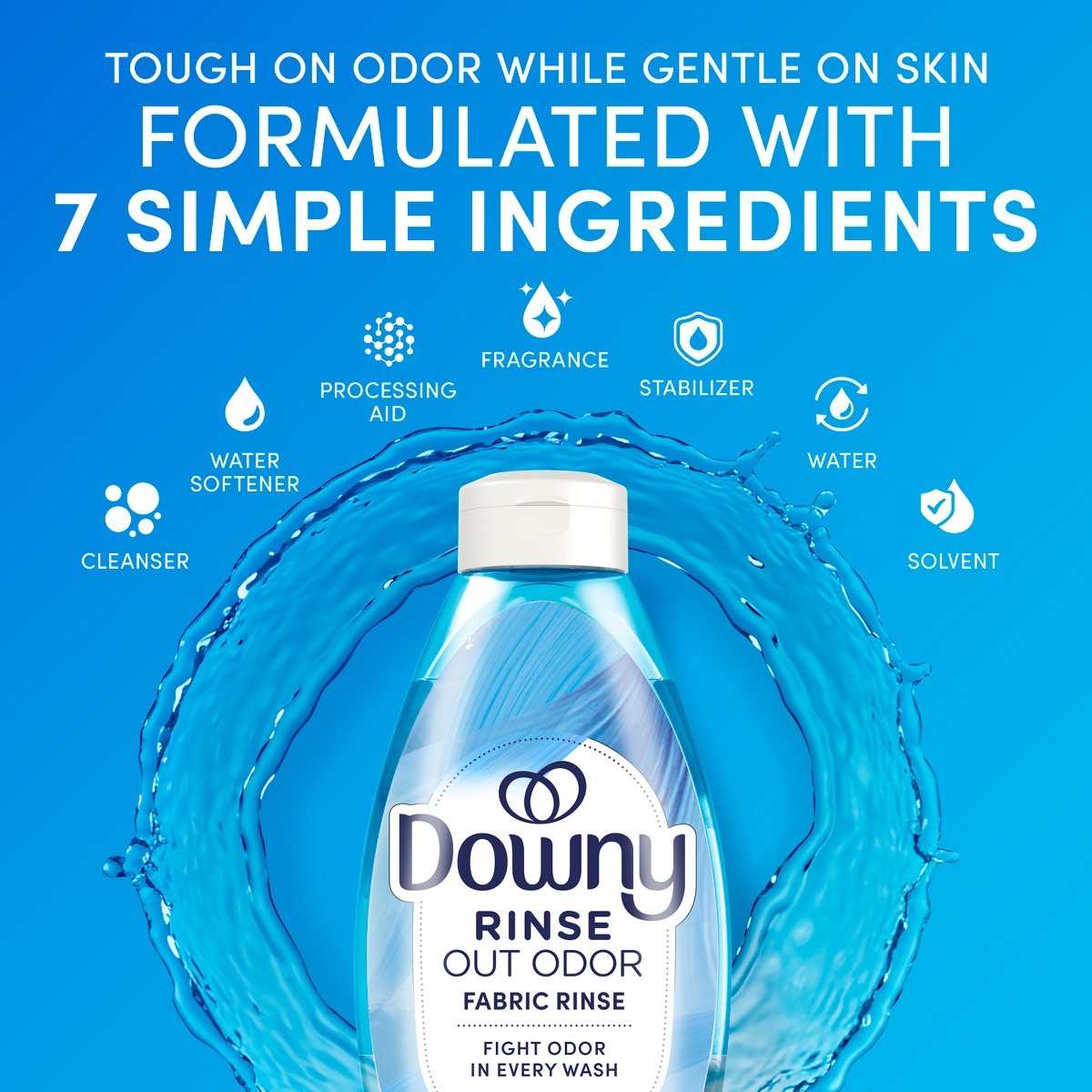 Downy Rinse and Refresh Ocean Mist – Rinse Out Odors – 48 fl oz