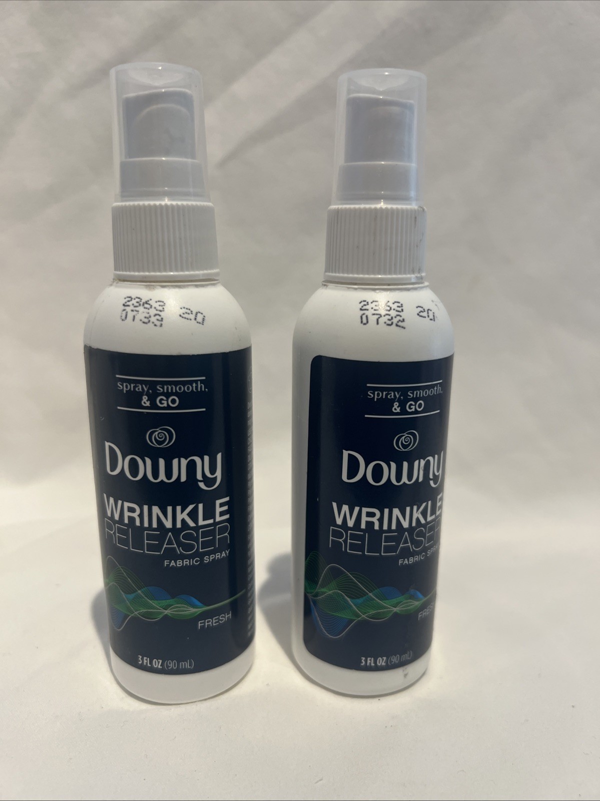 Downy Wrinkle Releaser Fabric Spray Fresh Scent 3oz Set Of 2 Spray And Go