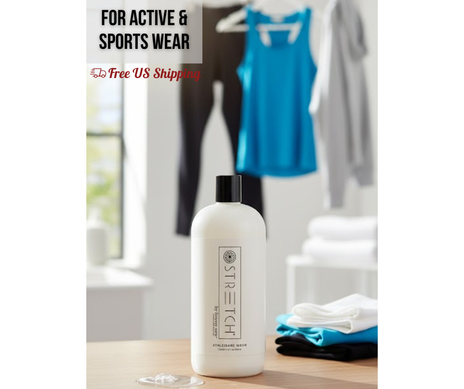 STRETCH Liquid Active Wear Detergent 32 oz for Sports & Gym Clothes